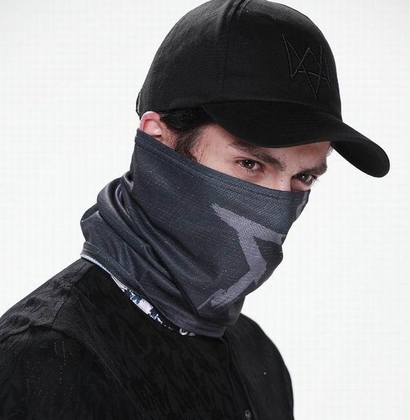 

watch dogs aiden pearce mask cap cotton hat set costume cosplay hat mens 6 panel tactique baseball caps