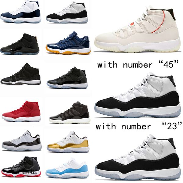 

11 11s cap and gown prom night men basketball shoes platinum tint gym red bred prm heiress barons concord 45 cool grey mens sports sneakers