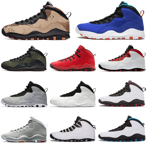 

Hot Air Jordan Retro 10 10s Westbrook Men Basketball Woodland Camo Tinker Steve Wiebe Shoes designer mens trainers sports sneakers