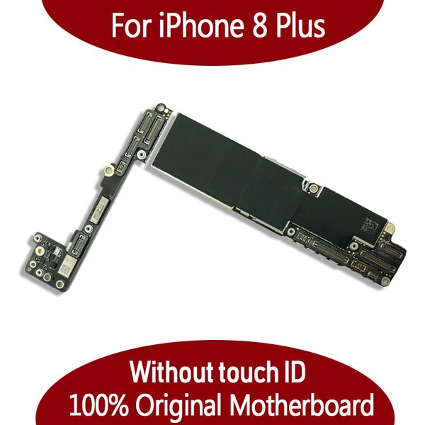 64 GB 256 GB motherboard original para iphone 8 plus 5.5 polegada sem impressão digital sem placa de toque ID IOS placa lógica frete grátis