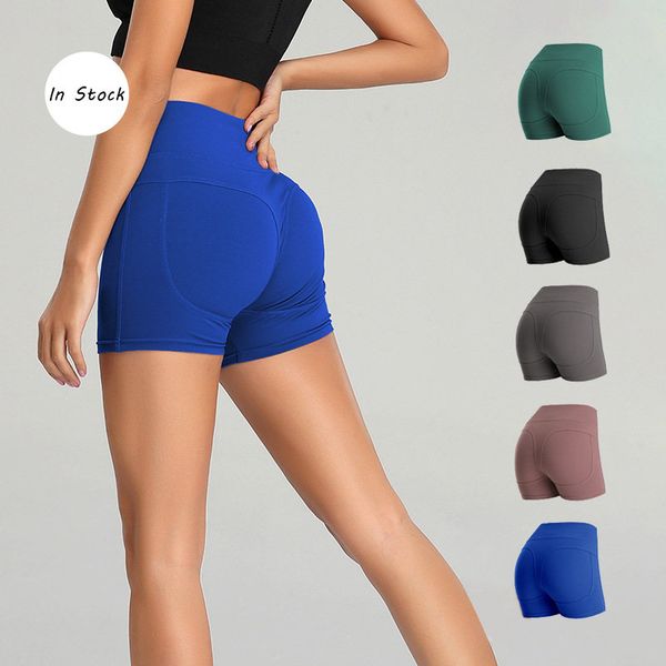 

high waist yoga shorts women push up running jogging sports leggings quick-dry summer gym clothes summer yoga shorts, White;red