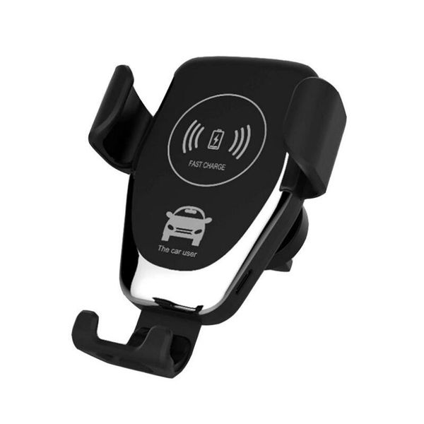 

2019 C12 Wireless Car Charger 10W Fast Wireless Charger Car Mount Air Vent Gravity Phone Holder Compatible for iphone samsung all Qi Devices