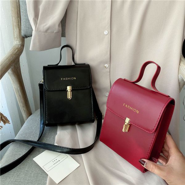 

women's bag mini bag square sling textured phone retro messenger shoulder