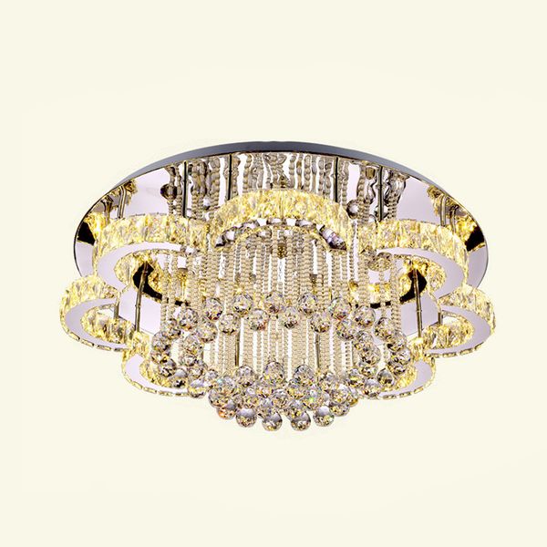 

modern chandelier ceiling lights dimmable stainless steel elegant lighting teardrop crystal chandelier for dining room living room
