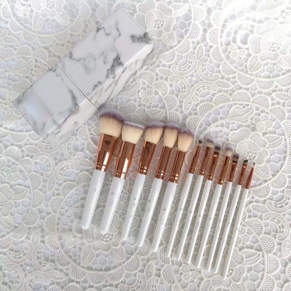 

new 12 pieces cosmetics makeup brushes make up brush set maquillaje eyeshadow brush foundation makeup tools epacket gift