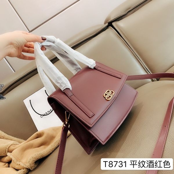 

2020 new genuine leather ladies bag 2398b2, Black