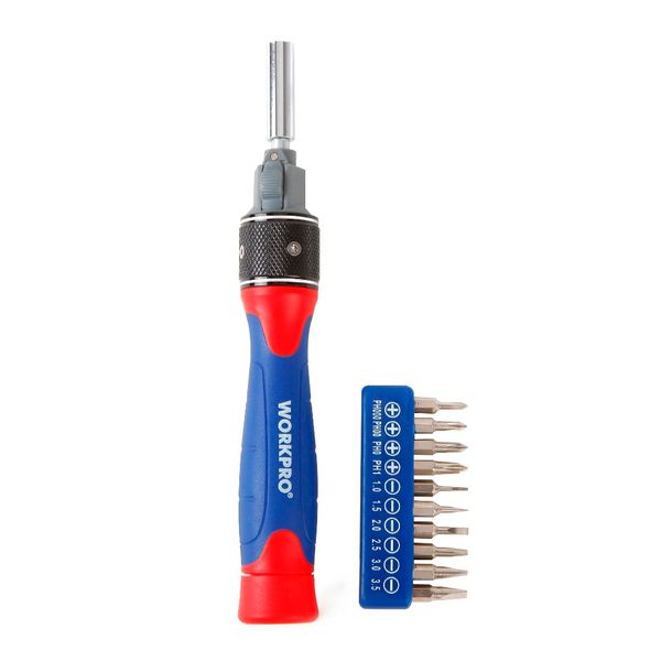 

workpro dual drive t-handle express ratcheting screwdriver set