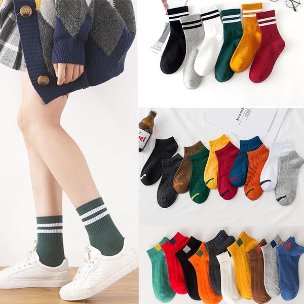 

harajuku funny socks women various colors female cute sock womens designed school students females korean style trendy ladies, Black;white