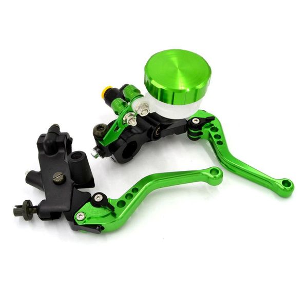 

bjmoto 7/8" 22mm universal motorcycle hydraulic brake master cylinder clutch reservoir levers set for ninja 250 r 300