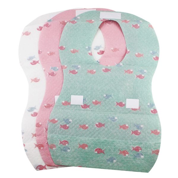 

10pcs pack wholesale baby accessories outdoor travel supplies disposable rice pocket bib for children baby gilrs boys