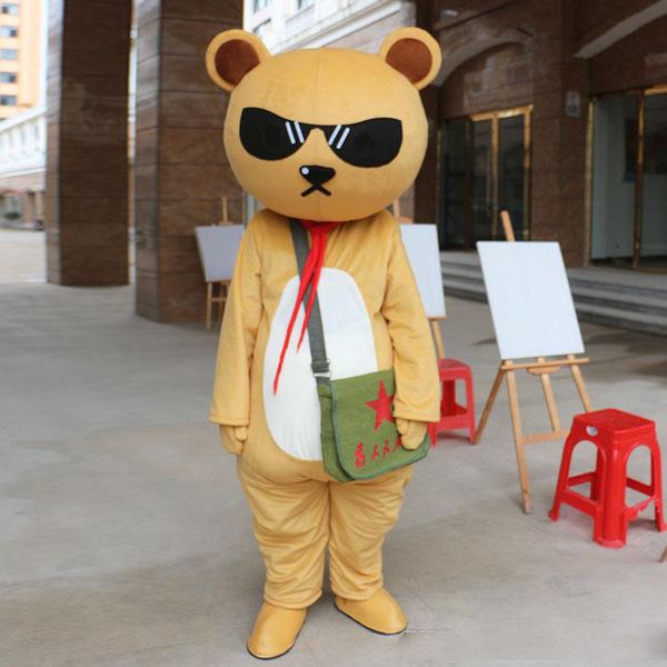 Satin Al Teddy Brown Bear Maskot Kostumleri Karikatur Karakter Yetiskin Sz 100 Gercek Resim 142 14 Dhgate Com Da