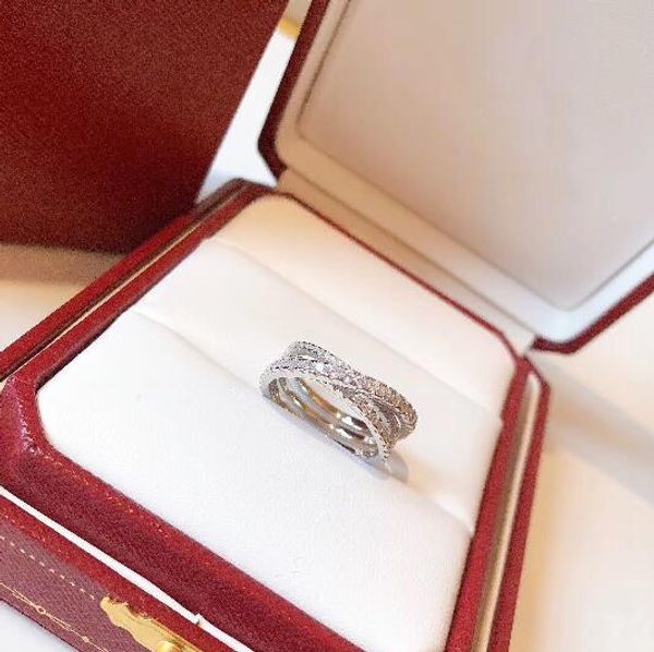 

women rings wedding engagement jewelry ring s925 silver plated ring women party wedding ring, Slivery;golden