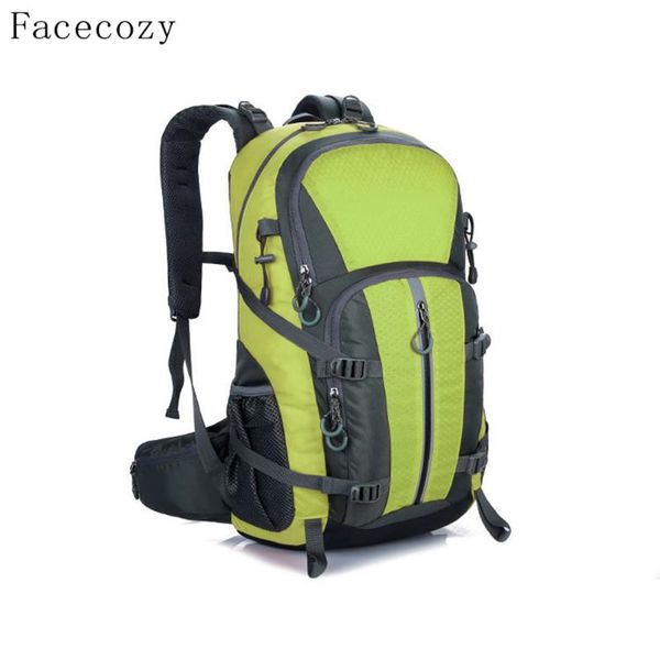 

facecozy outdoor camping wear resistant 40l backpack mountaineering hunting travel backpack big capacity waterproof sports bag