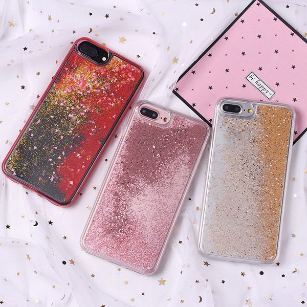 

quicksand phone cases glitter sequins for iphone xs xr liquid flow factory outlet cell phone case for iphone 6 7 8 x plus