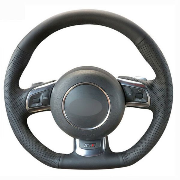 

diy customized pu steering wheel stitch on wrap cover for audi tt 08-13