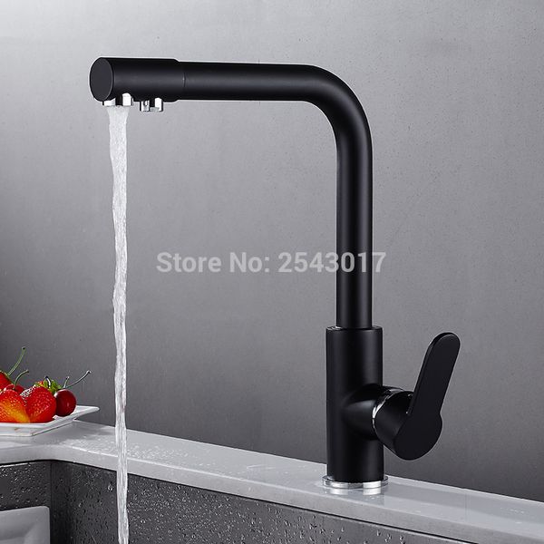 

gizero water drinking faucet swivel 360 degree black painted and cold kitchen filter water single handle zr387