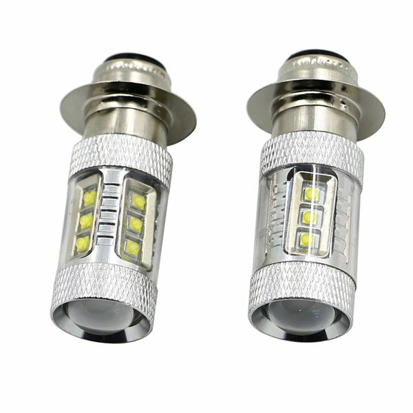 

2 cool white led headlights bulbs 80w for yamaha atvr250 rhino 660 wolverine raptor grizzly bruin 350 450 yfz350 banshee le