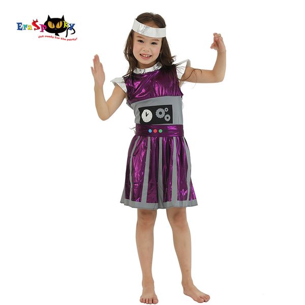 

eraspooky toddler astronaut halloween costume for kids robot costume girls spaceman alien costumes child carnival cosplay, Black;red
