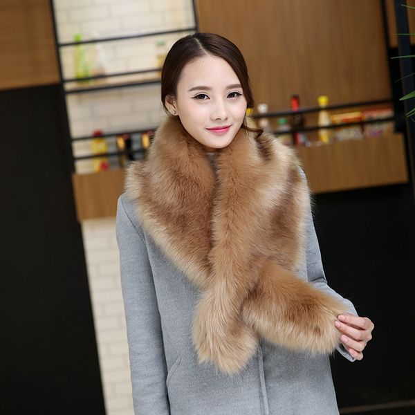 

faux fur collar cape shawl winter women solid long hair imitated fur scarves lady's autumn fashion irregular large shawl 6 color, Blue;gray