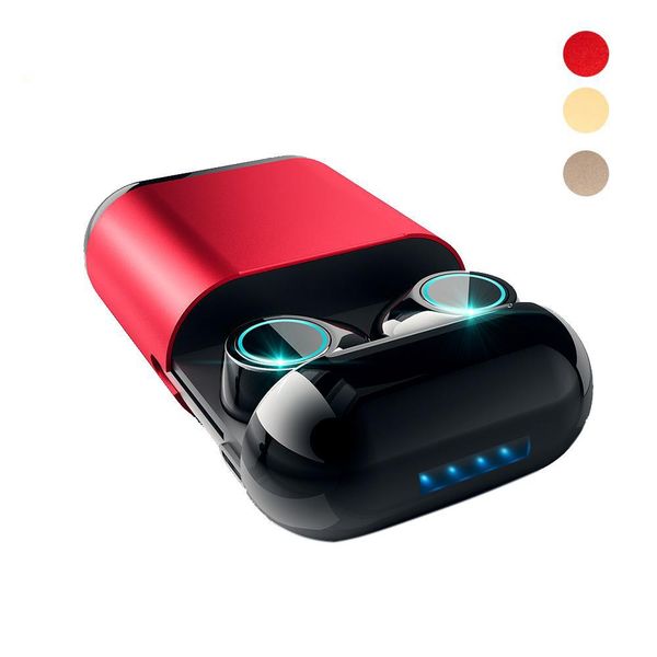 

s7 tws wireless bluetooth headphone earphones bluetooth 5.0 stereo wireless earbuds headset with mic and charging box