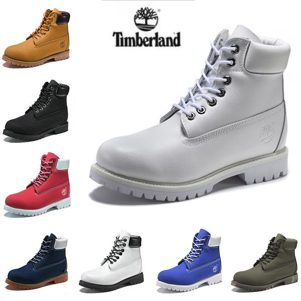 

2019 new boots designer luxury boots for mens winter boots womens military triple white black camo size 36-45, White;red