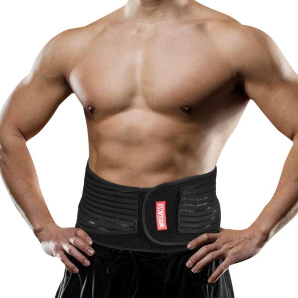

2019 lumbar waist support lower back brace exercise body shaper gym fitness belt for men and women waist support, Black;gray