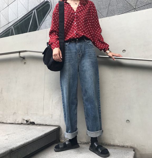 

glitter blue women's tailored waist and hip princess jeans bk1957