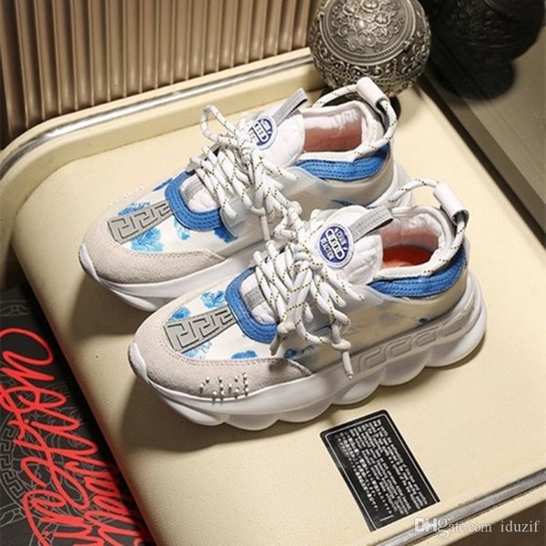 

лучшие качества chain reaction роскошные дизайнерские туфли мужские женские new fashion district medusa lux chaussures de homme femme размер