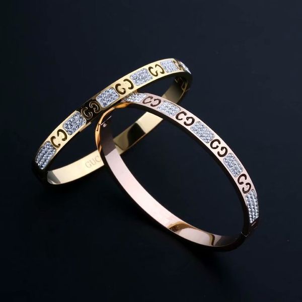 

designer jewelry women and mens bracelets bracciali fashion bracelet Letter bracelet stainless steel free shipping