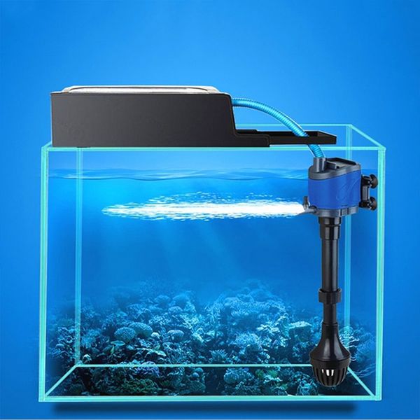 

3 в 1 погружной насос аквариум фильтрации велоспорт оксигенации system kit с air pump отсасывания mute water spray flow