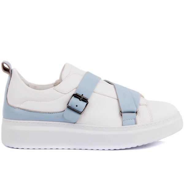 

moxee-white blue step-in women 's daily casual shoes, Black