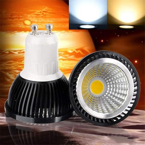 

dimmable led cob bulb 6w 9w 12w high bright lamp gu10 e27 ac85-265v mr16 12v led light cool white spotlight downlight
