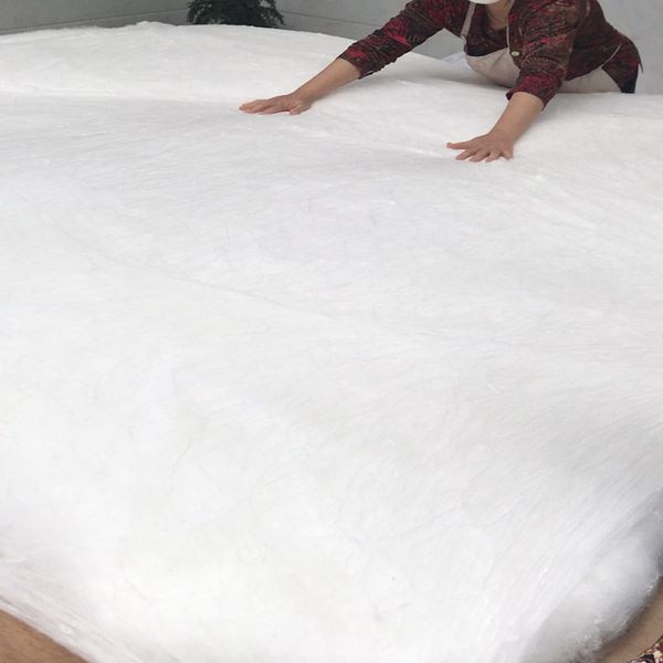 

soft smooth 100% long mulberry silk quilt fine handmade silk comforter spring autumn winter silk blankets 4 colors accept custom
