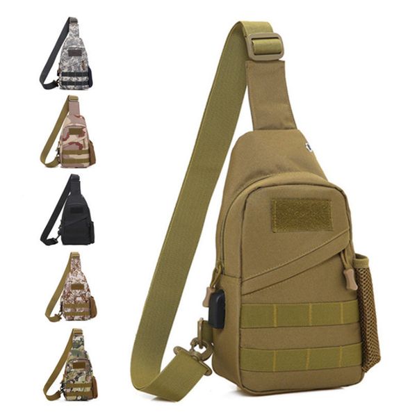 

men women military bag tactical chest bags fashion camouflage handbags cool camping hiking travel shoulder bags