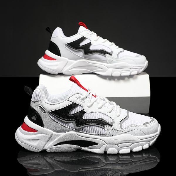 

men casual shoes 2020 men sneakers shoes fashion breathable outdoor brand shoes chaussure homme sport footwears dropping, Black
