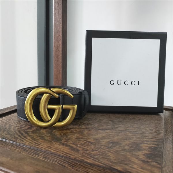 

De igner belt de igner belt luxury belt men de igner belt women belt big gold buckle nake black leather cla ic belt with box 8861301, Black;brown