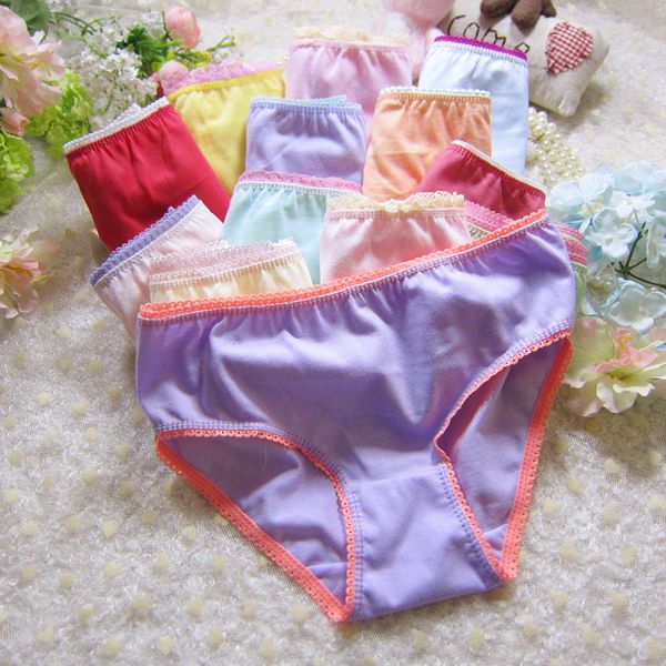 

6pcs/lot cotton pure color panties girls kids short briefs children underwear child cartoon shorts underpants cute cartoon brief, Camo