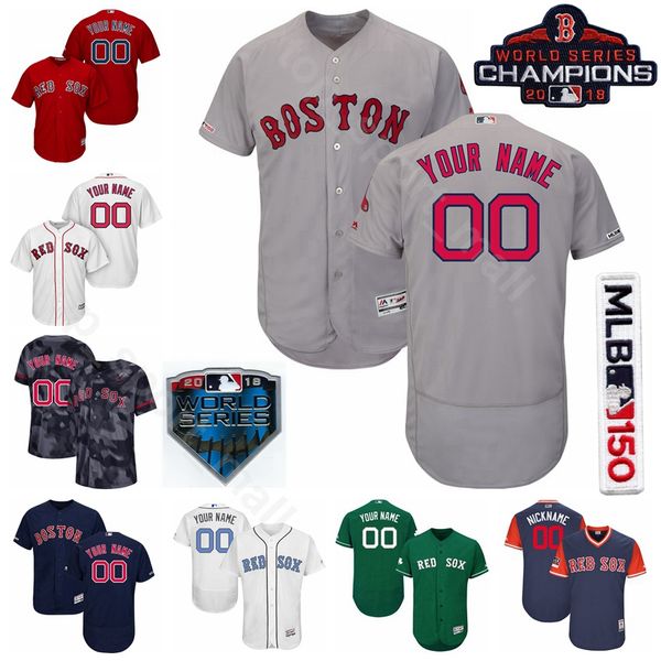 

Boston Baseball Red Sox 16 Andrew Benintendi Jersey 50 Mookie Betts 28 JD Martinez 11 Rafael Devers 19 Jackie Bradley Jr. Custom Name