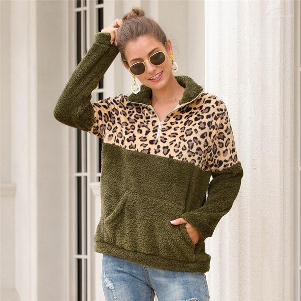 

pullover sweatshirt designer womens patchwork luxury womens leopard hoodies fashion loose, Black
