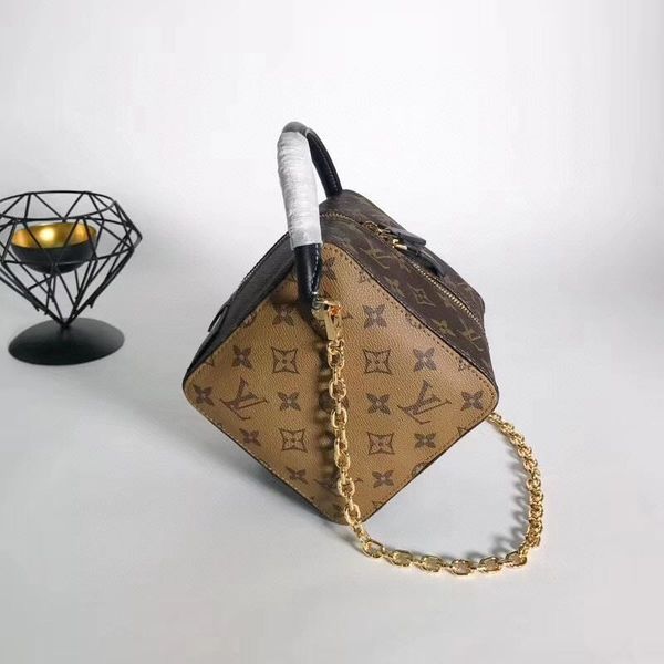 

new women's one-shoulder bag 7a high-end custom quality diagonal cross bag fashion style gold metal accessories with detachable 1 long