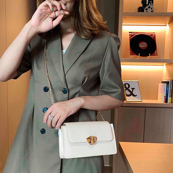 

luxury handbags women bags designer chain strap flap shoulder bag chain small square bag messenger crossbody #0814