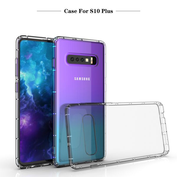 Per Samsung S10 S9 S8 S7 E Plus Edge Note 9 8 7 5 4 M10 A10 M20 Tecnologia cuscino d'aria Cuscino paraurti Custodia protettiva antigraffio sottile