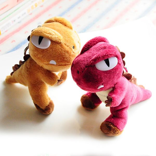 

dropshipping dinosaur plush toys soft stuffed dolls small keychains bag pendant keychain kids plush toys gift kpop accessories
