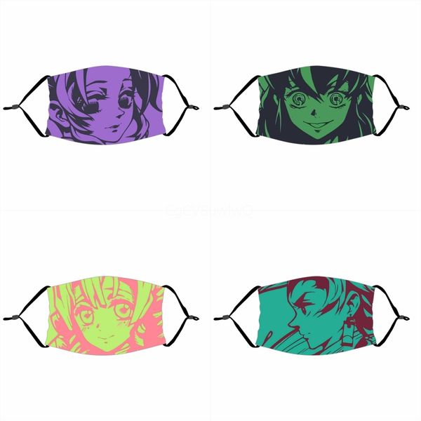 

outdoor sports fa masks spot mout printing cotton dust mask detacale party mask#997, Black