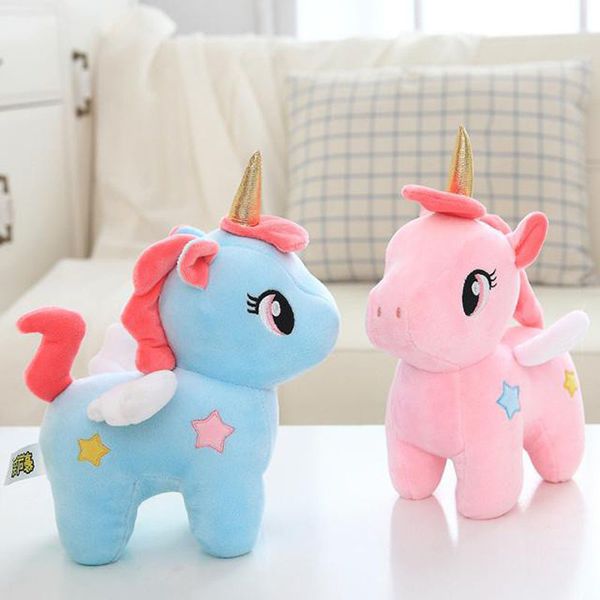 

20см высокого качества cute unicorn плюшевые игрушки фаршированные unicornio животных куклы мягкие игрушки мультфильм для детей девочка дети