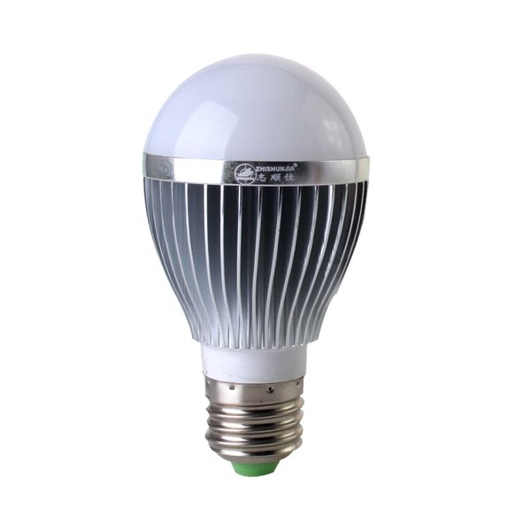 ZHISHUNJIA E27 7W 5000K Branco 600lm 14-LED Globo Bulbo (AC 85-265V)