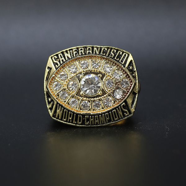 

1981 san francisco 49 football championship ring wholesale ing, Golden;silver