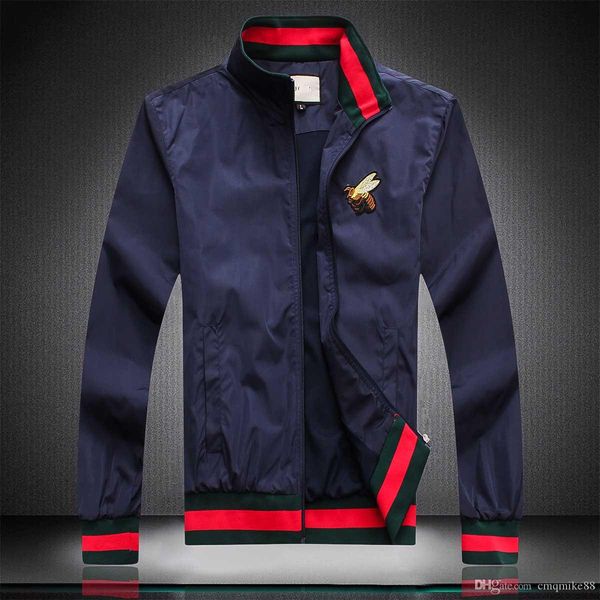 

new mens jacket coat new production hooded jacket with letters windbreaker zipper hoodies for men sportwear clothing m-3xl, Black