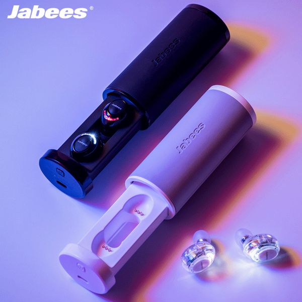 

2019 new jabees firefly tws wireless earphones bluetooth earphone stereo sport waterproof headset noise reduction for android