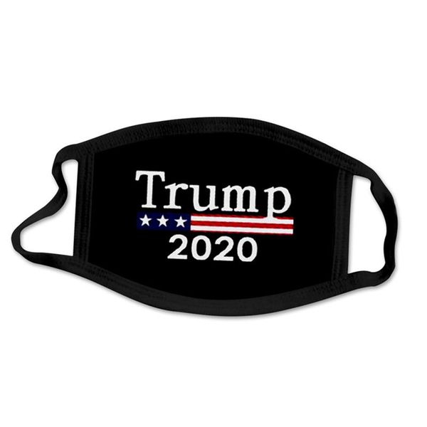

designer trump face mask 2020 new mouth mask sparkle skull reusable warm cotton face with good price #712, Black
